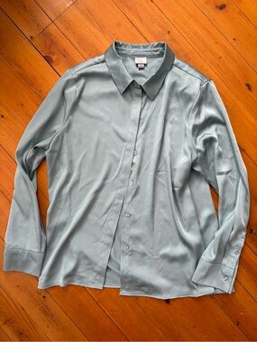 A New Day satin Button-Up Shirt
